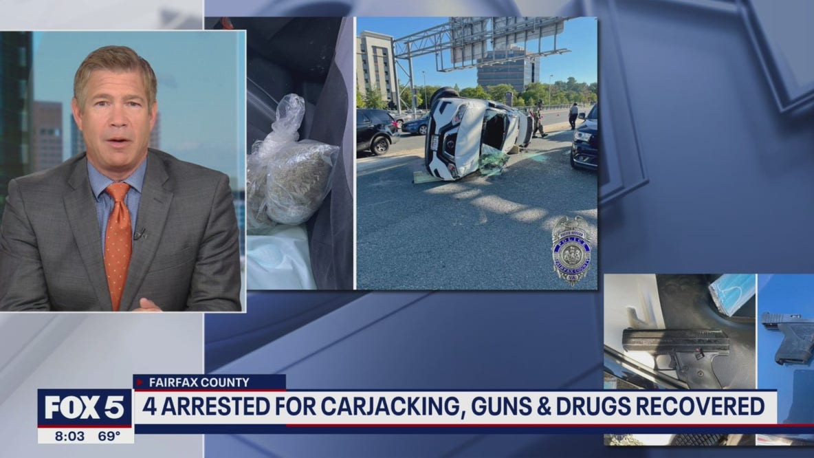 Prince George's County carjacking suspects arrested in Fairfax County